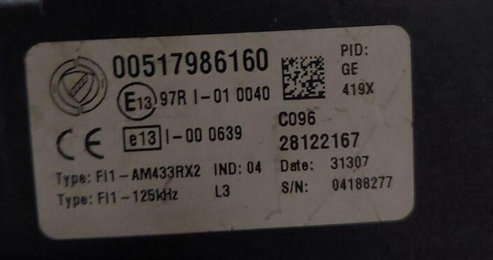 Ecu body computer fiat grande punto 00517986160 517986160