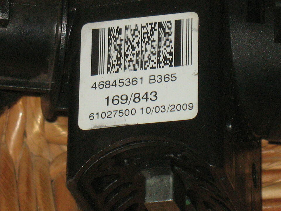 Blocchetto bloccasterzo oe 46845361 cilindro chiave fiat