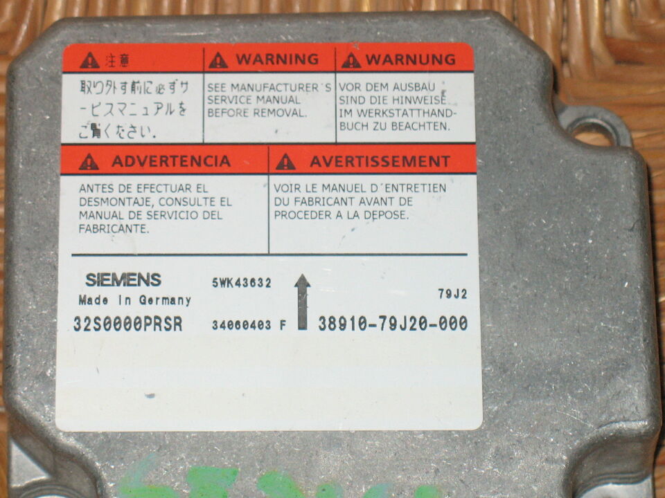 Ecu AIRBAG Fiat Sedici - Siemens 5WK43632 - 38910-79j20-000