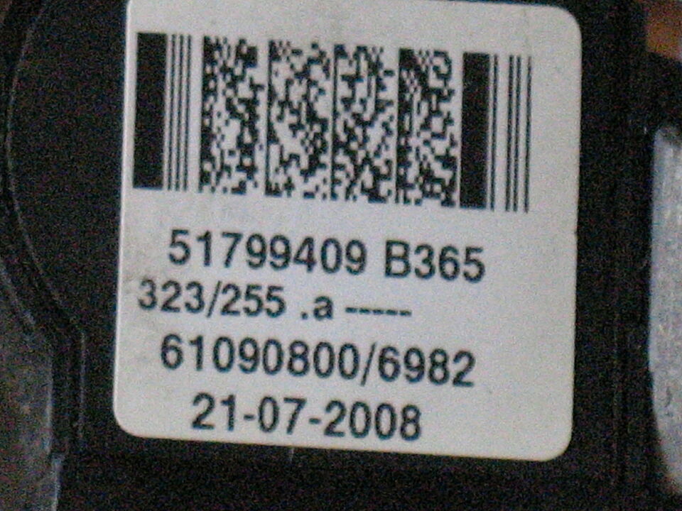 Fiat Fiorino 225 1.3 JTD 16V Multijet Ignition lock 51799409