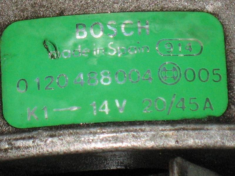Alternatore Bosch 0120488004 opel