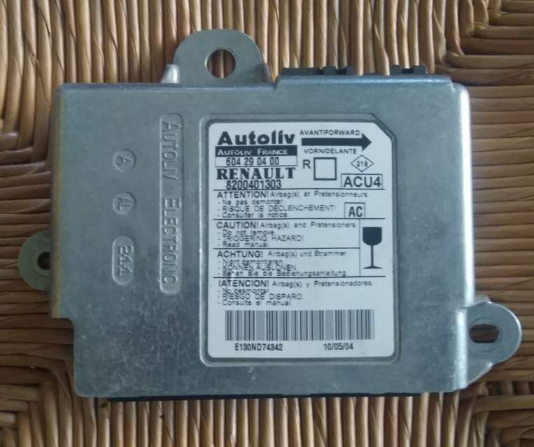 Ecu airbag grand scenic renault megane 8200401303 604290400