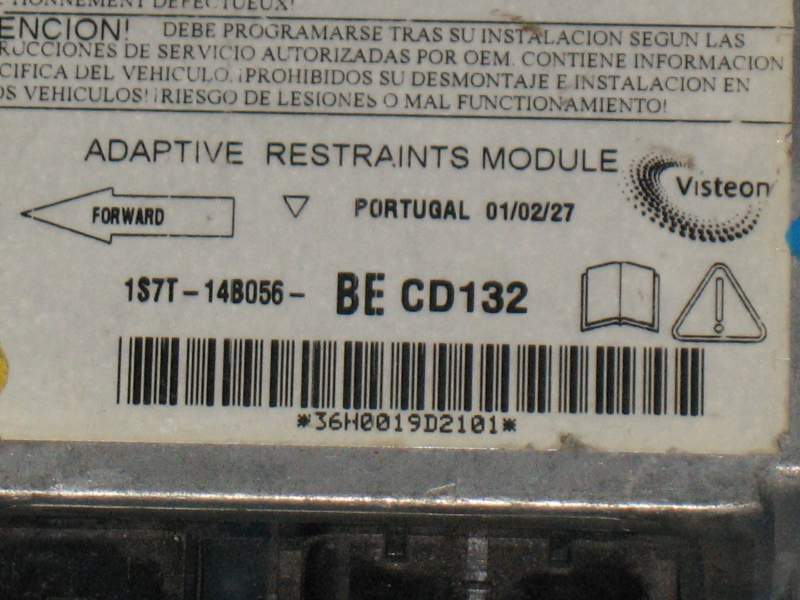 ECU AIRBAG 1S7T-14B056-BE 36H0019D2101 FORD MONDEO CD132