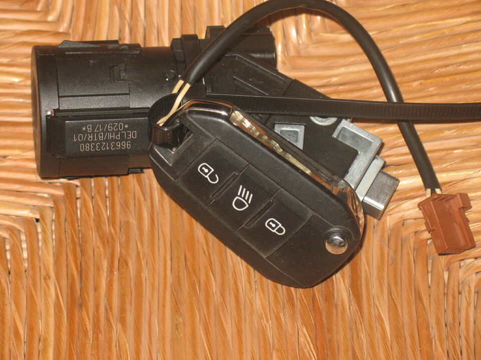 9663123380 blocchetto accensione con chiave citroen C3 C4 C5