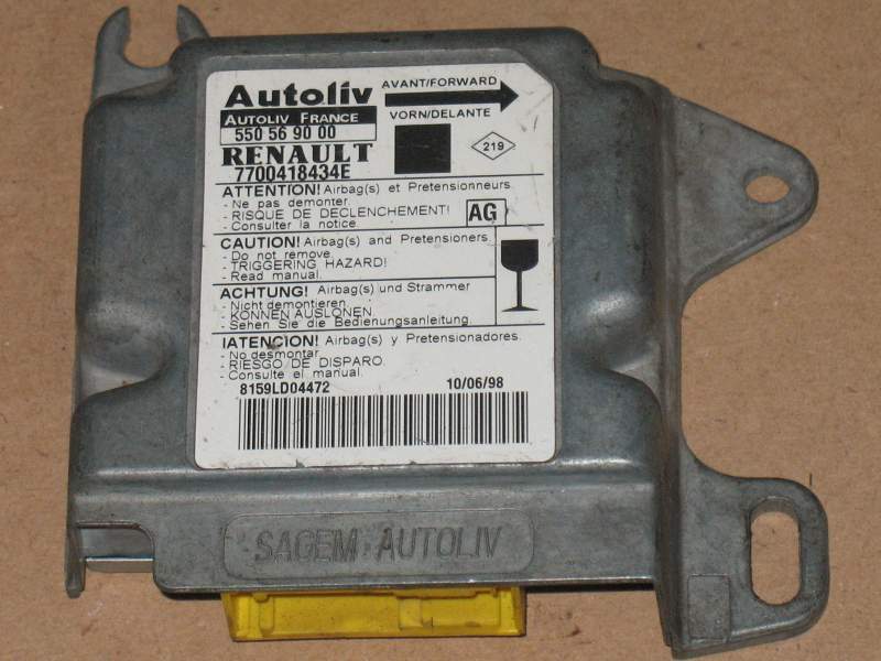 Renault Megane Scenic 96-02 Airbag ECU P/N 7700418434D