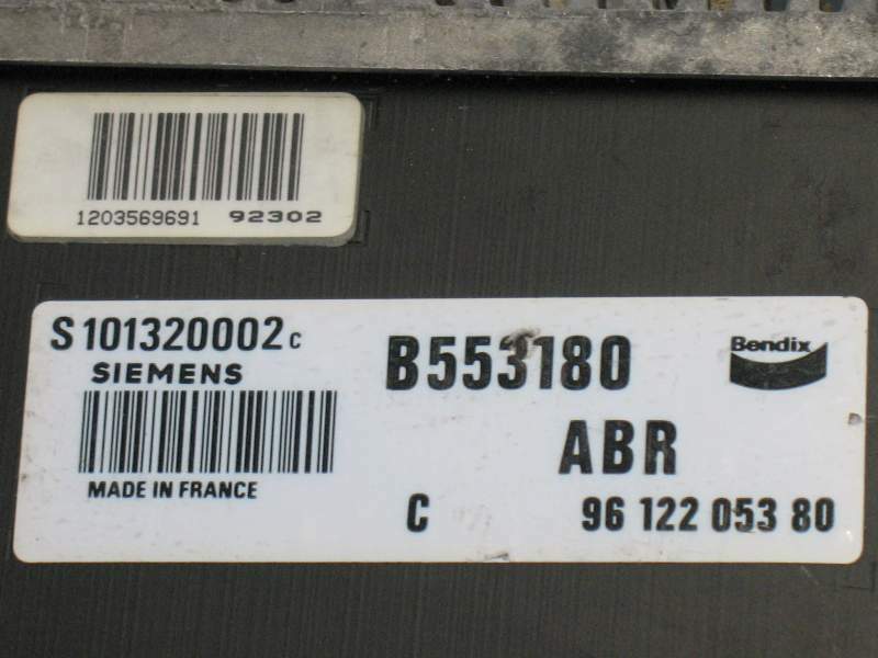 Centralina ECU S101320002C CITROEN XM 2.0 2.0 TURBO SIEMENS