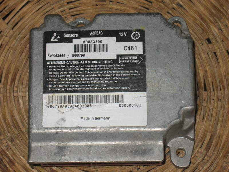 Alfa romeo gt tipo 937 ecu di comando airbag 60683300 5wk43444