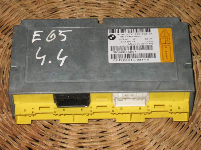 ECU AIRBAG BMW 65776929552 6929552 7 SERIE E65 E66 745LI 65.77-6929552