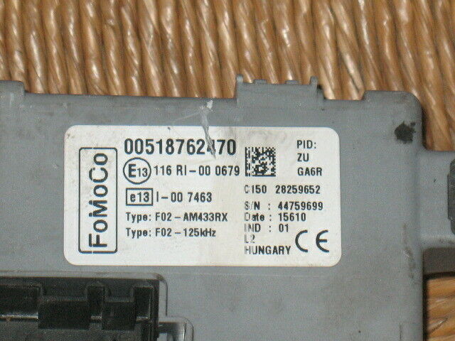 Body computer ford ka 00518762470 518762470