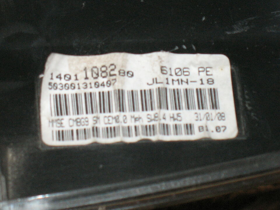 Quadro strumenti magneti marelli FIAT SCUDO 503001310407 6106pe