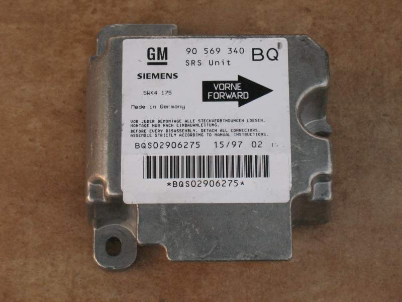 ECU AIRBAG OPEL VECTRA B 90569340 BQ 5WK4 175