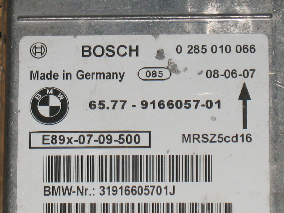 ECU AIRBAG BMW SERIA 3 E90-E91 320 0285010066 6577916605701