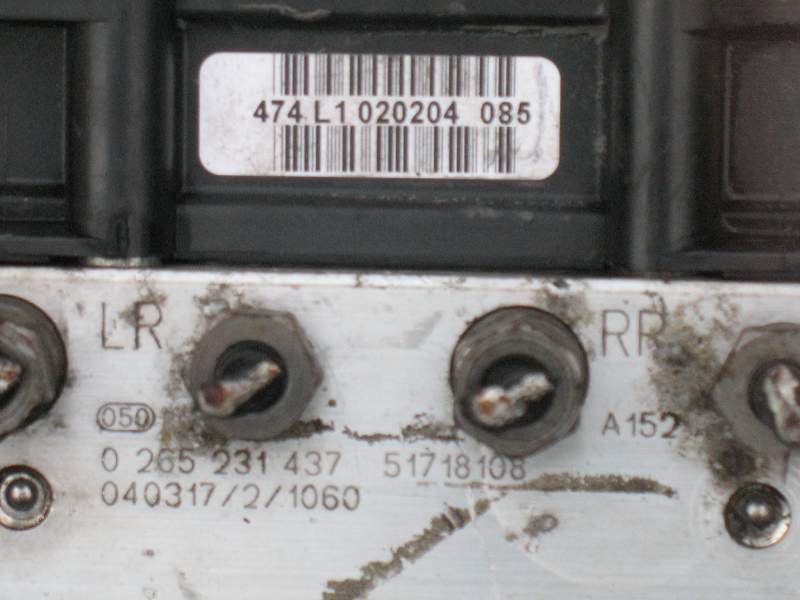 ABS FIAT STILO 1.9 JTD 0265231437 51718108