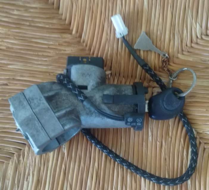 Blocchetto chiave originale fiat 500 1992 1999 1.1 b 46431722