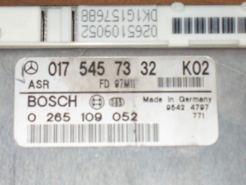 ASR CENTRALINA Mercedes-Benz A 0175457332 Bosch 0265109052 K02