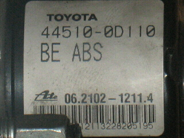 ABS TOYOTA 44510-0D110 06.2102-1211.4 28570087033 06210956223