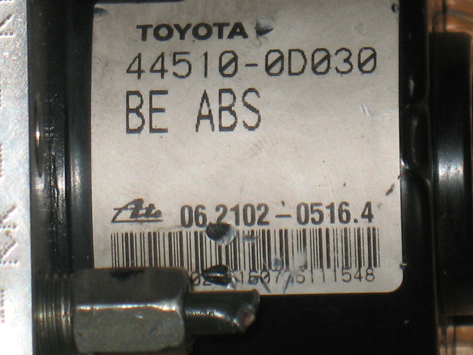 ABS POMPA TOYOTA YARIS 1.4 44510-0D030 06210205164 06210907463