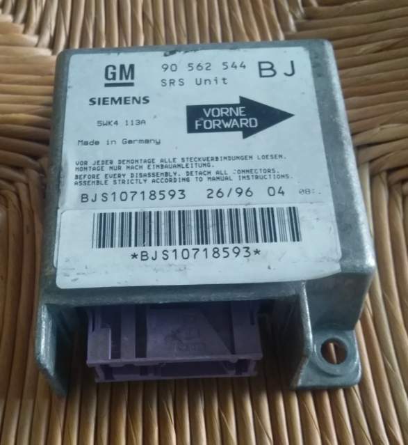 ECU AIRBAG OPEL ASTRA 90562544BJ BJS10718593 5WK4113A