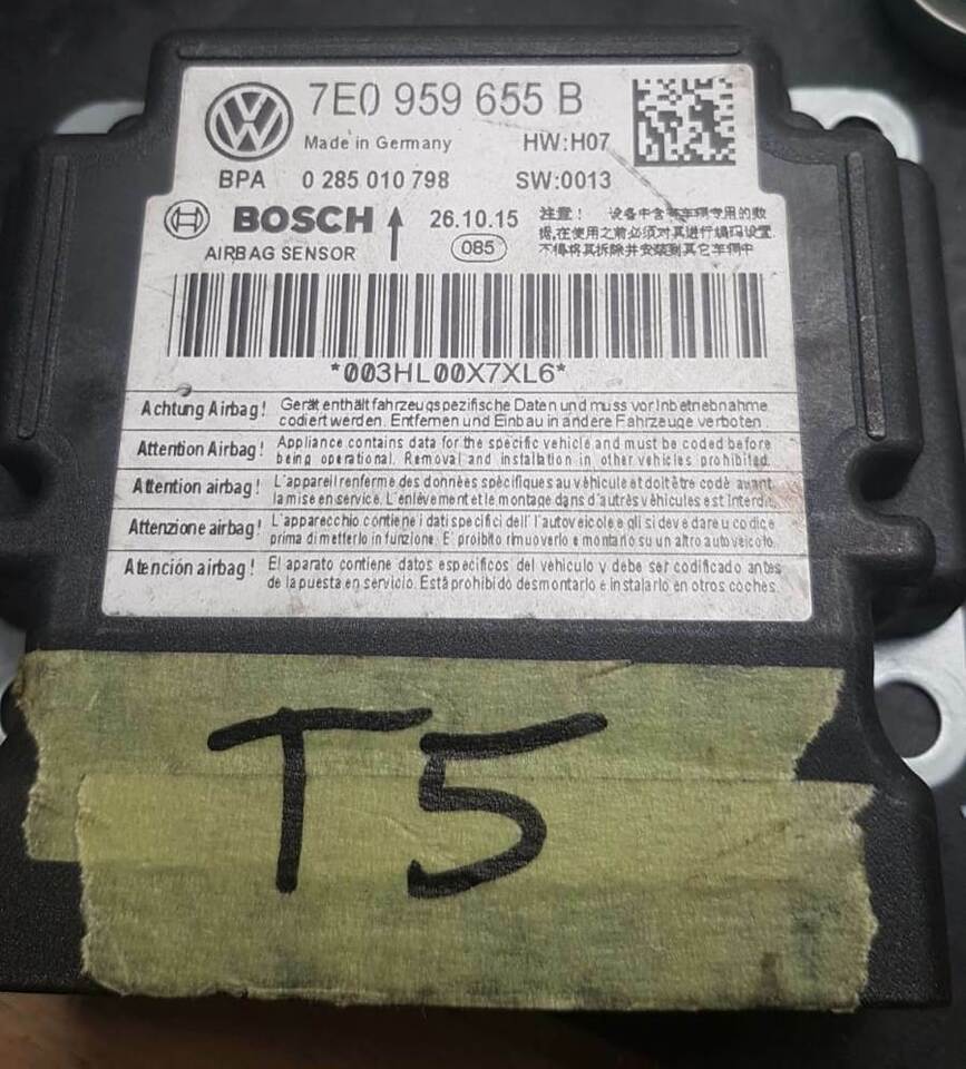 ECU VW Transporter 2011/2015 SRS Modulo 7E0959655B 741465