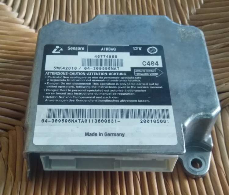 Centralina Airbag Fiat Multipla 46774865 5WK42818 C404 20010508