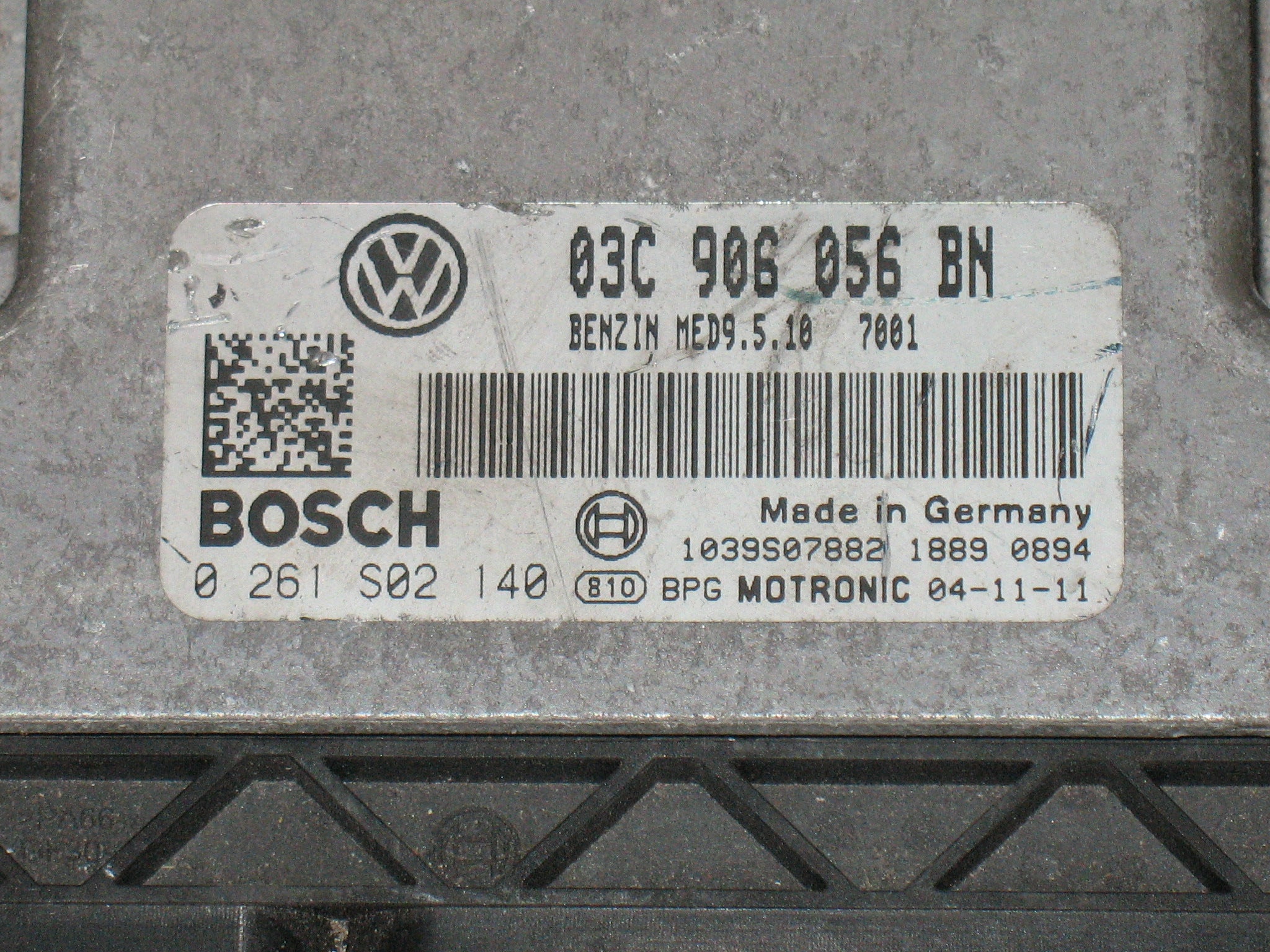 ECU VW GOLF Bosch 0261S02140 03C906056BN MED9.5.10