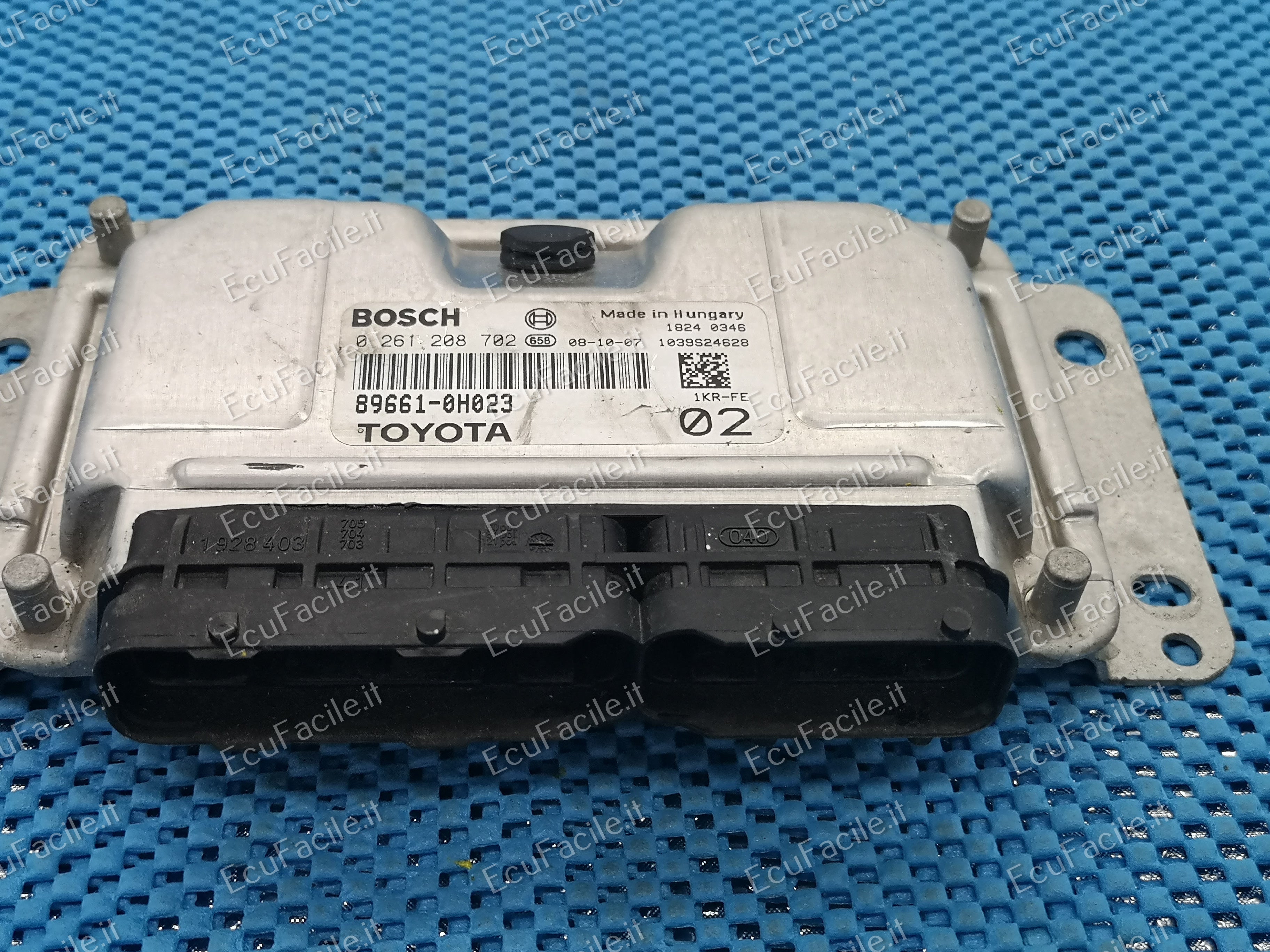 ECU TOYOTA AYGO C2 1.0 2007 BOSCH 0261208702 89661-0H023 M7.9.5