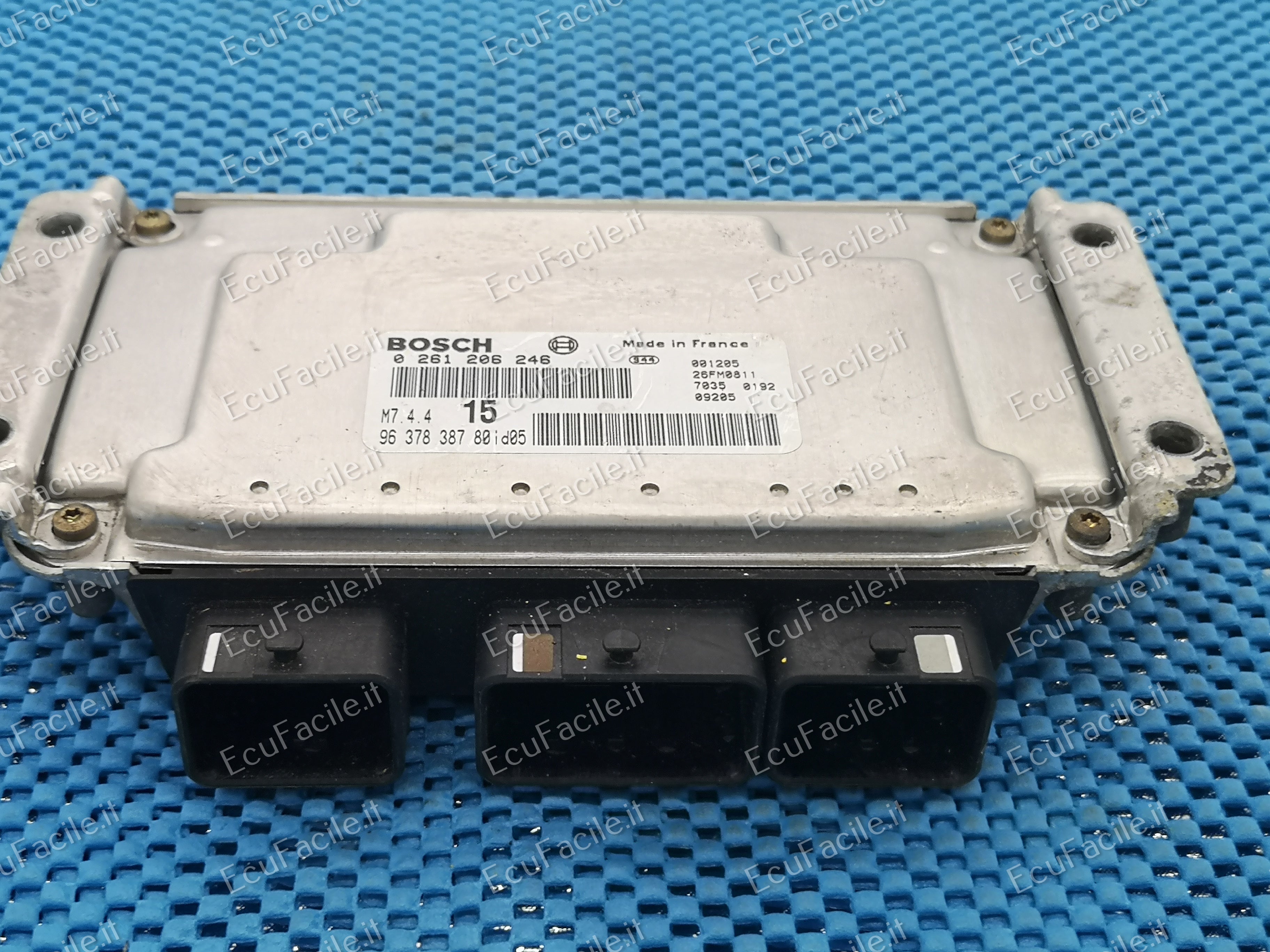 ECU CITROEN SAXO PEUGEOT 106 1.1 BOSCH 0261206246 9637838780