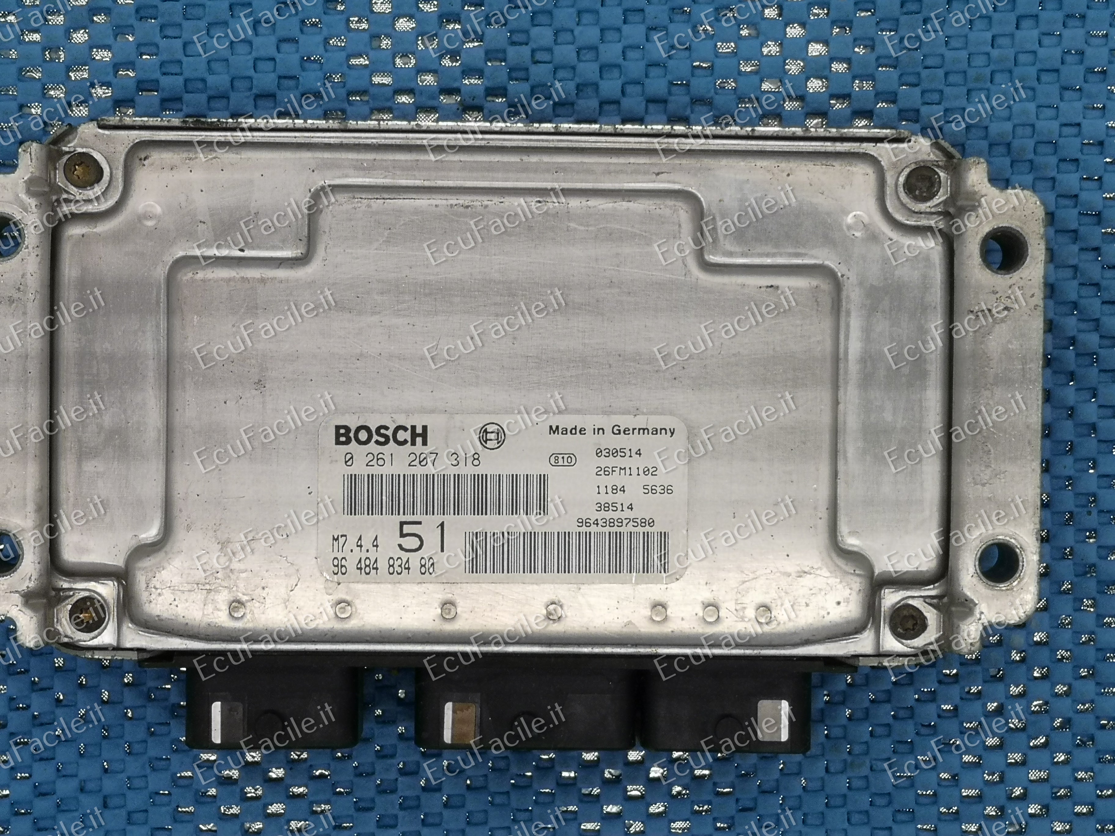 ECU Citroen Picasso 1.6 0261207318 9653492580 M7.4.4