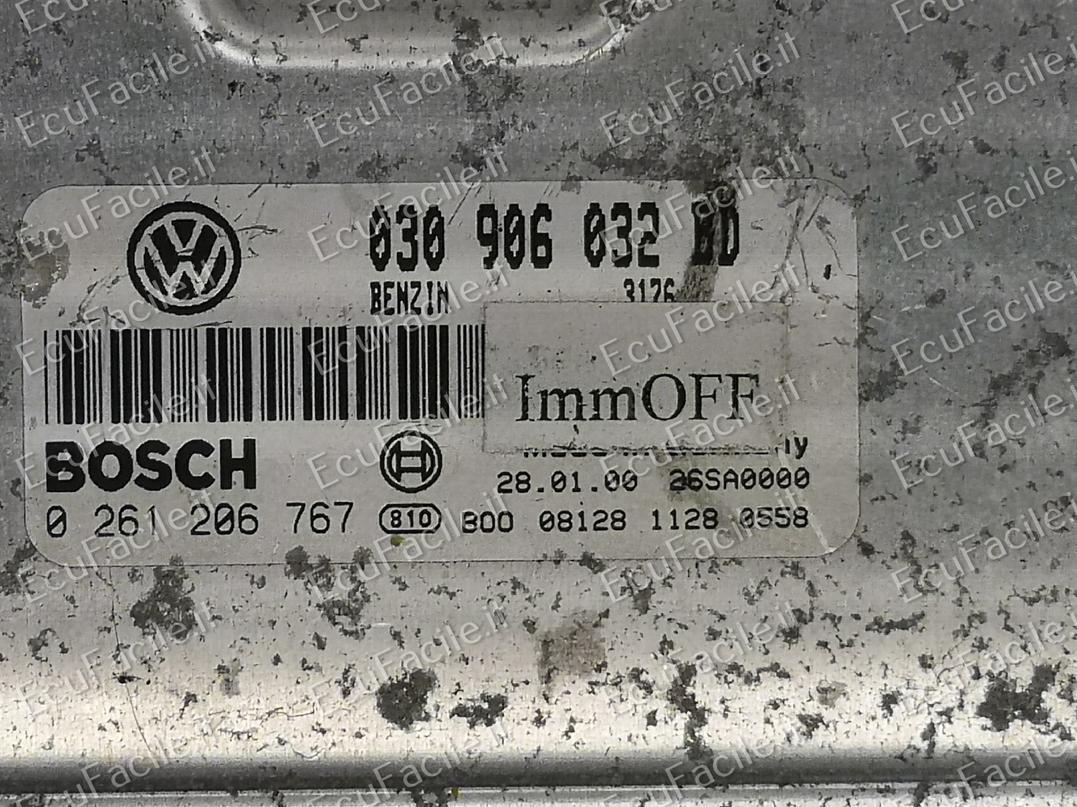 ECU VW VOLKSWAGEN POLO 1.4 030906032BD 0261206767 ME7.5.10