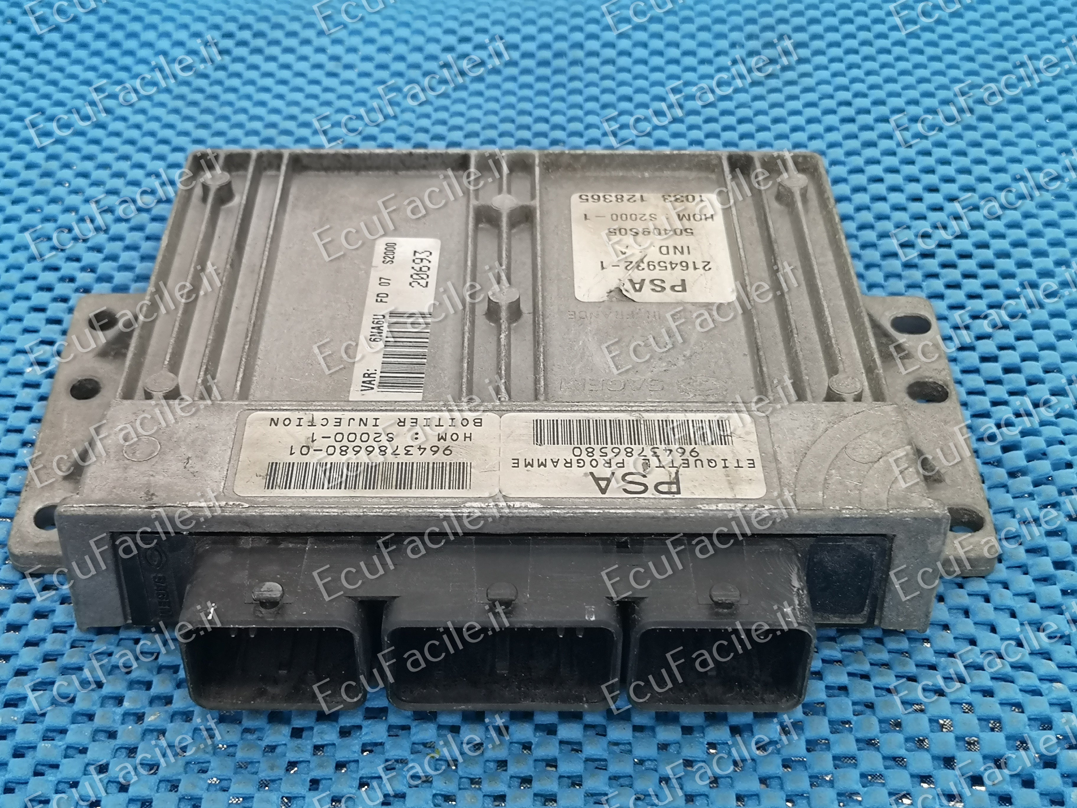 ECU CITROEN 1.8 16V 9643786580 9643786680-1 HOMS2000-1-1