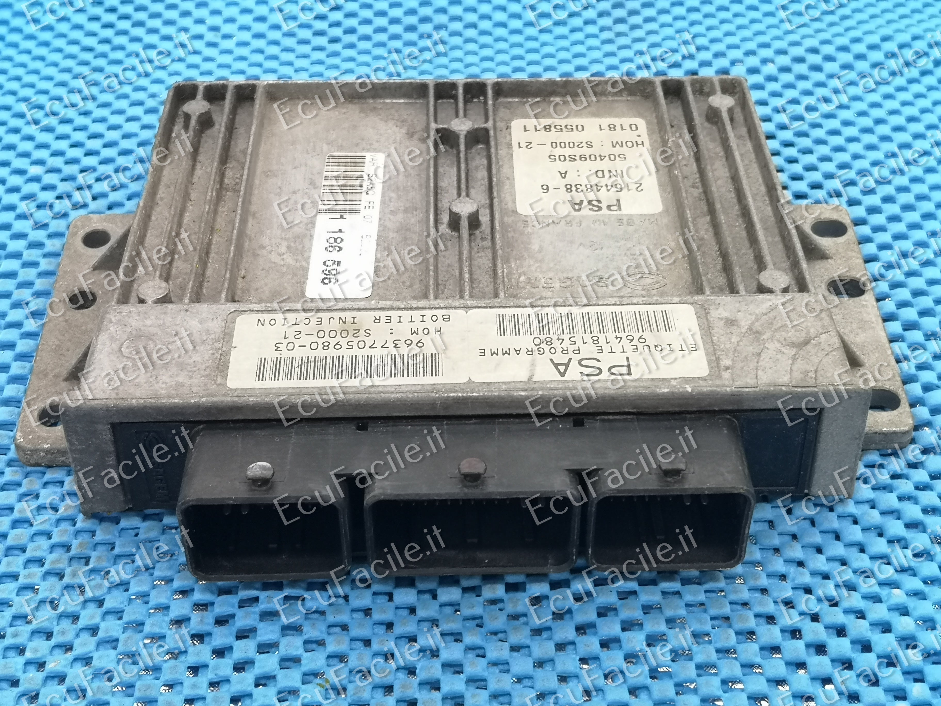 ECU PEUGEOT 106 SAXO 1.4 KFW S2000-21 9641815480 9637705980-03
