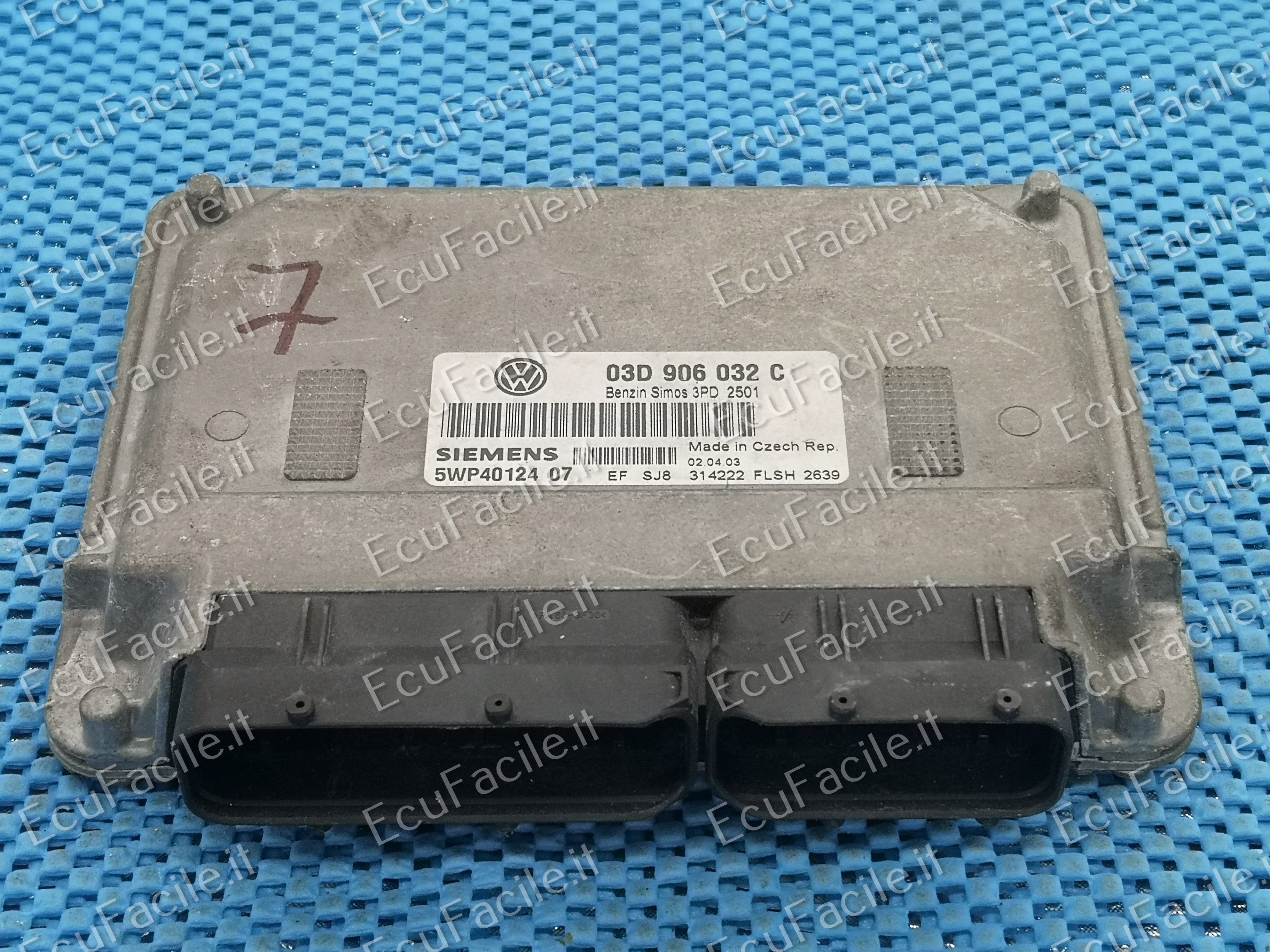 ECU VW POLO 1.2 SIEMENS 5WP4012406 03d906032 C 5wp40124 06
