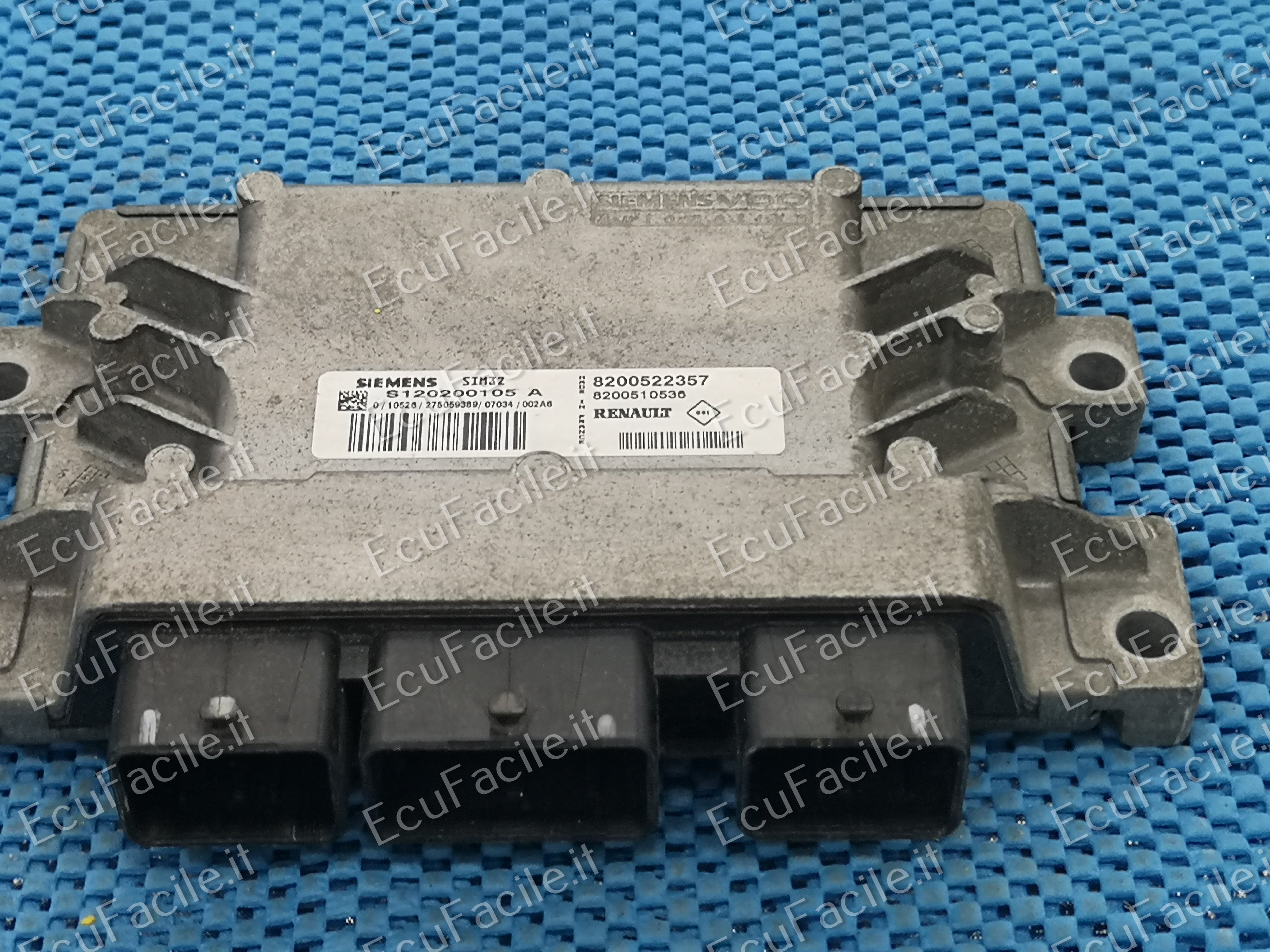 ECU COMPUTER RENAULT CLIO 1.2 S120200105 A 8200522357 SIM32