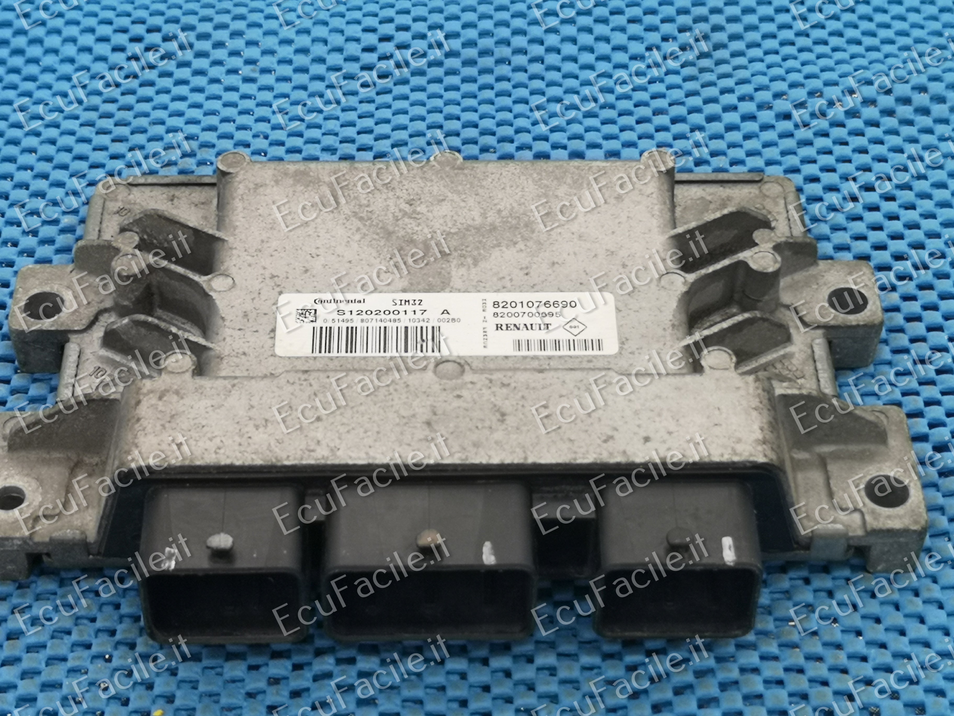 Ecu renault clio twingo s120200117a sim32 8201076690