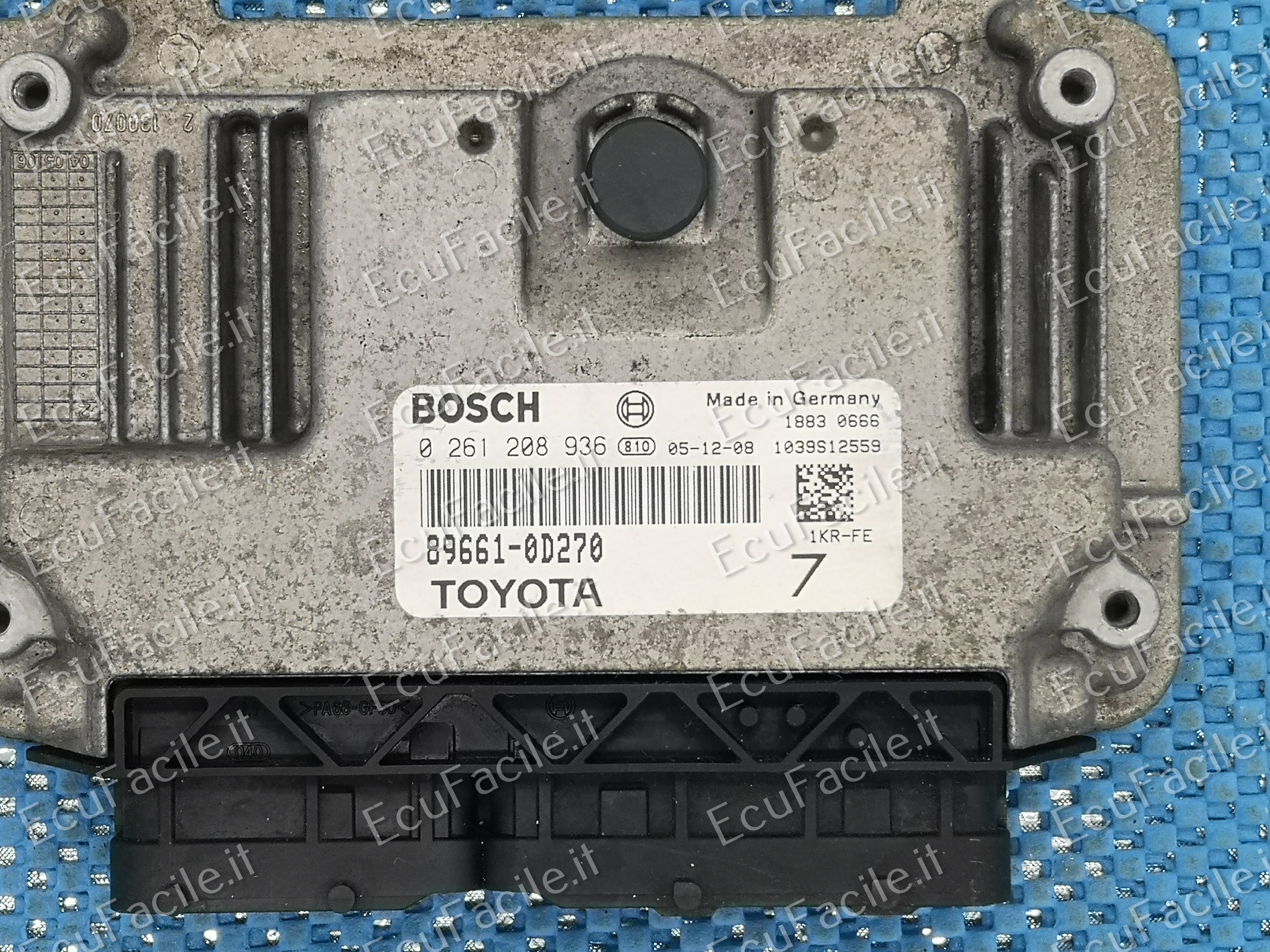 ECU CENTRALINA TOYOTA YARIS 1.0 1000 1KR 0261208936 89661-0D270 ME7.9.51
