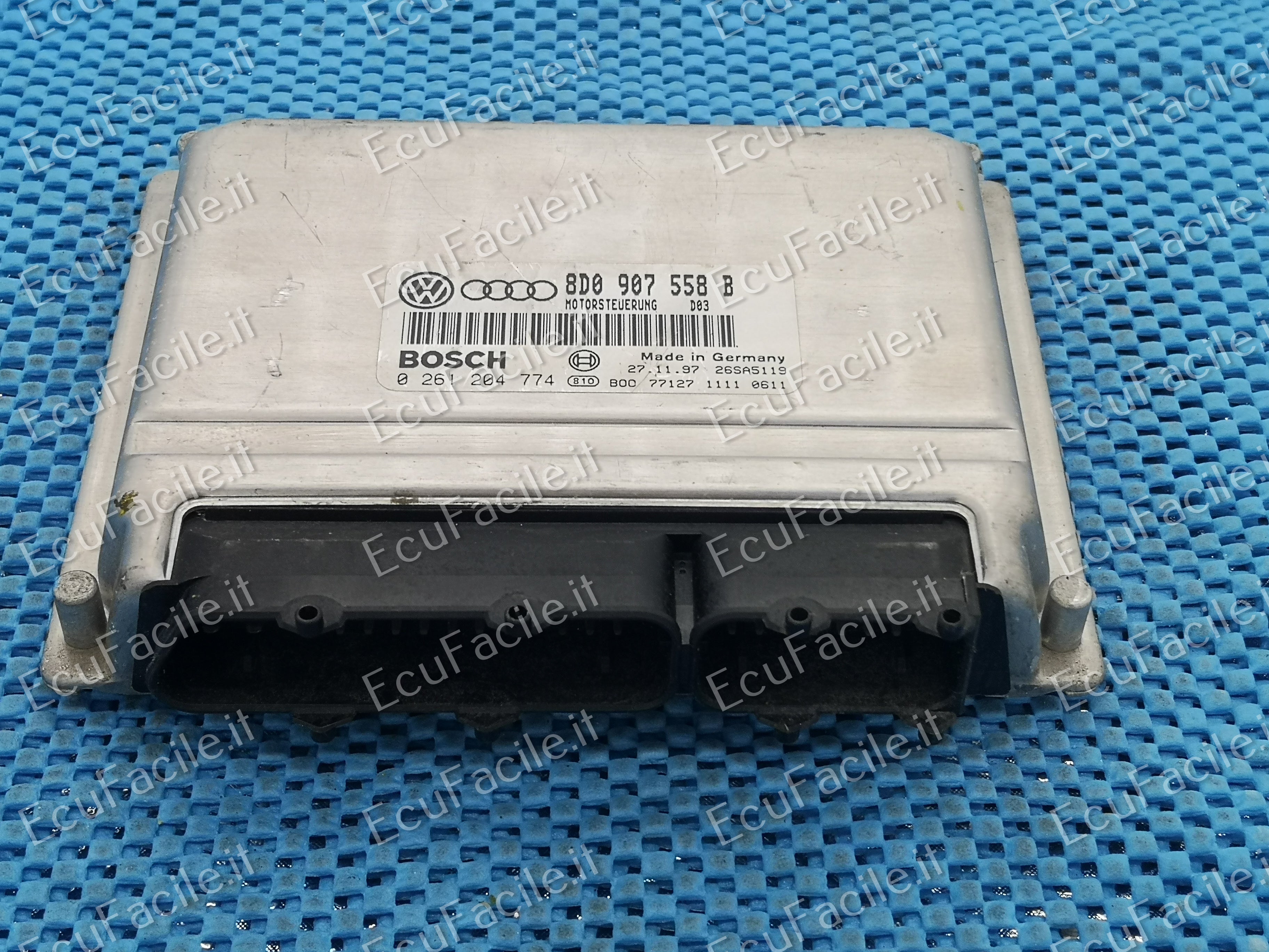 Ecu vw audi seat skoda bosch 1.8 0261204774 8d0907558b