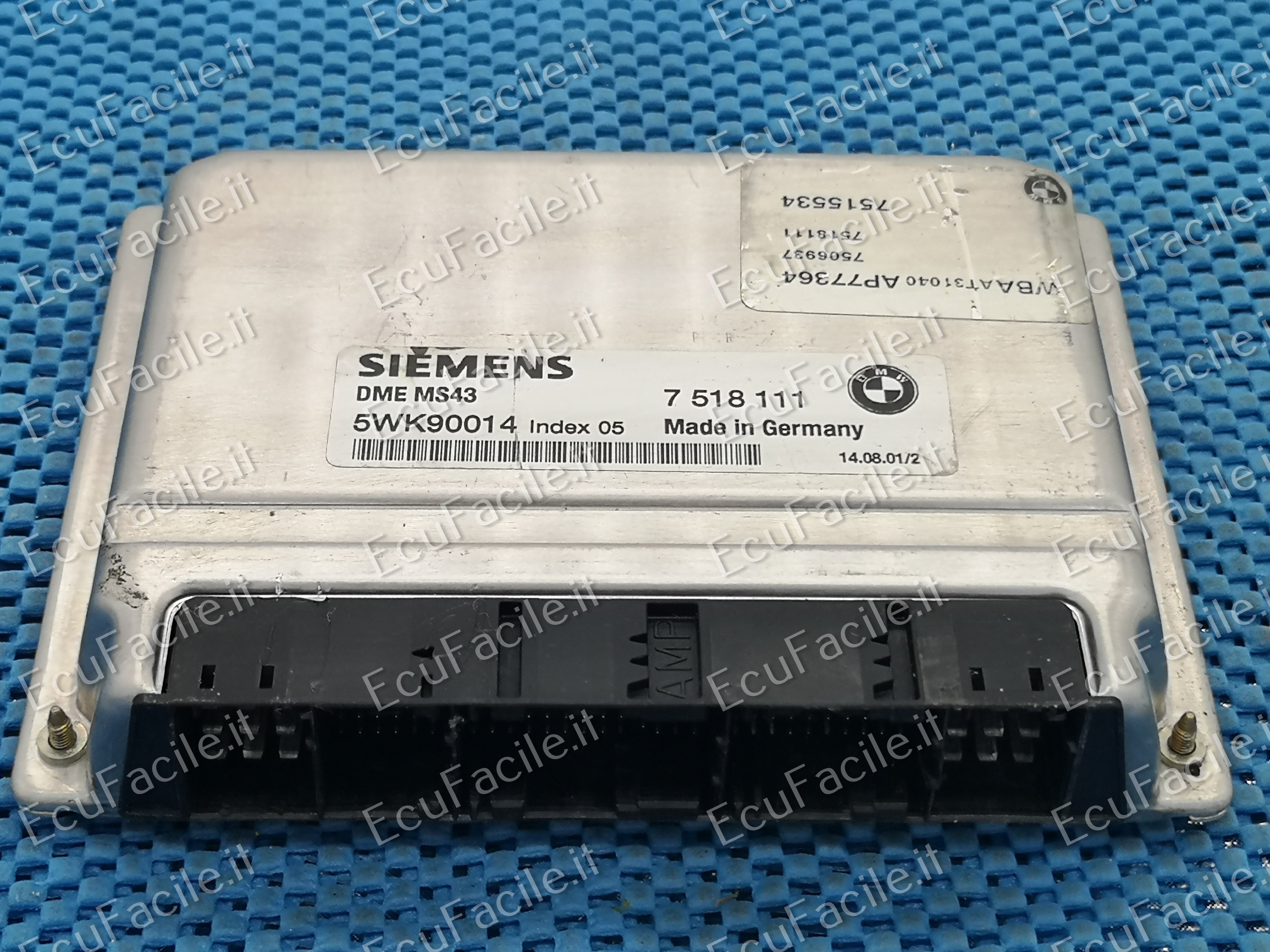 ECU BMW 3 SERIES 2.5,3.0 330i / 325I 7518111 5WK90014 DME MS43