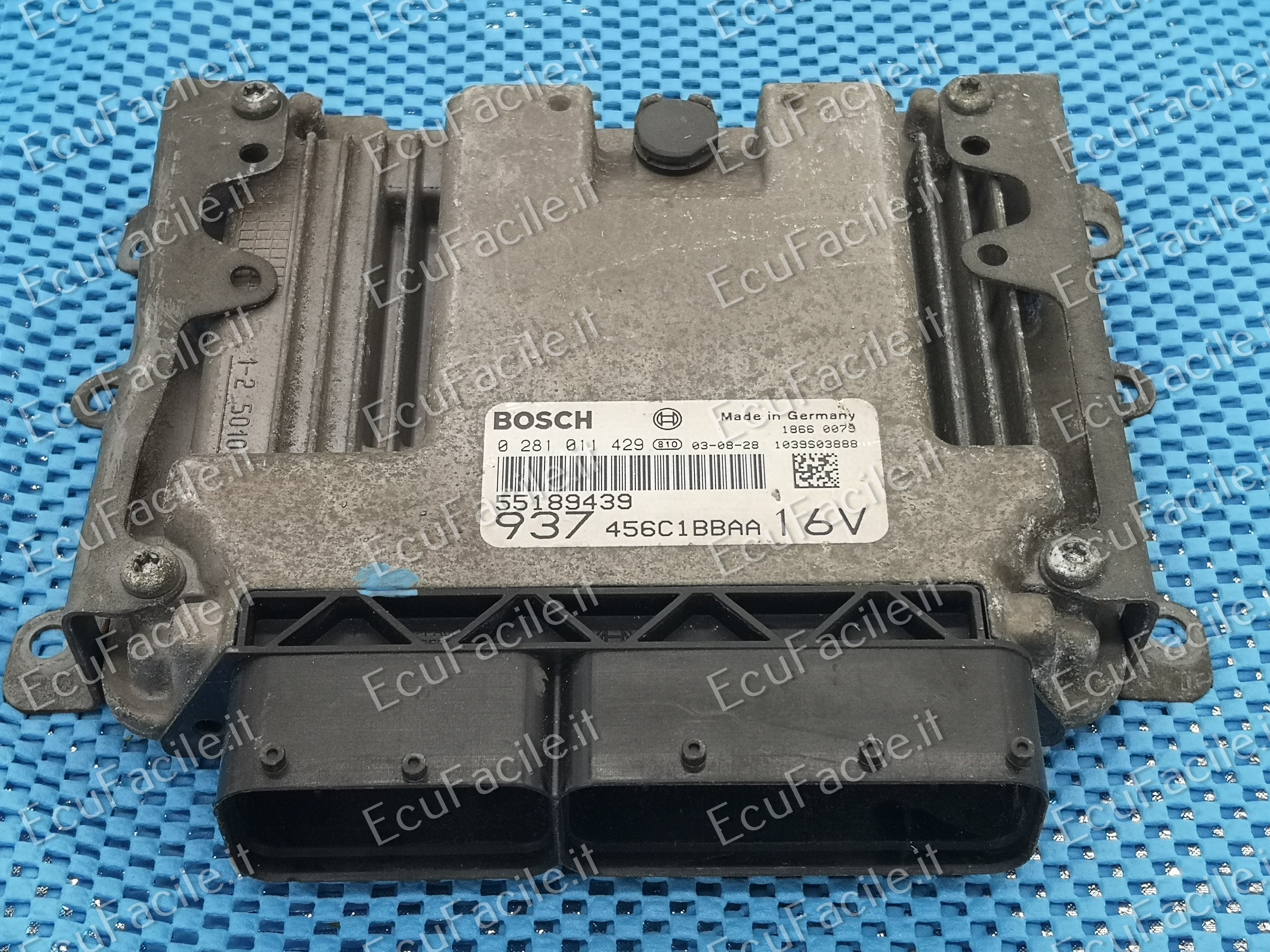 ECU ALFA ROMEO 147 1.9 JTD BOSCH 0281011429 55189439 EDC16C8 1.1