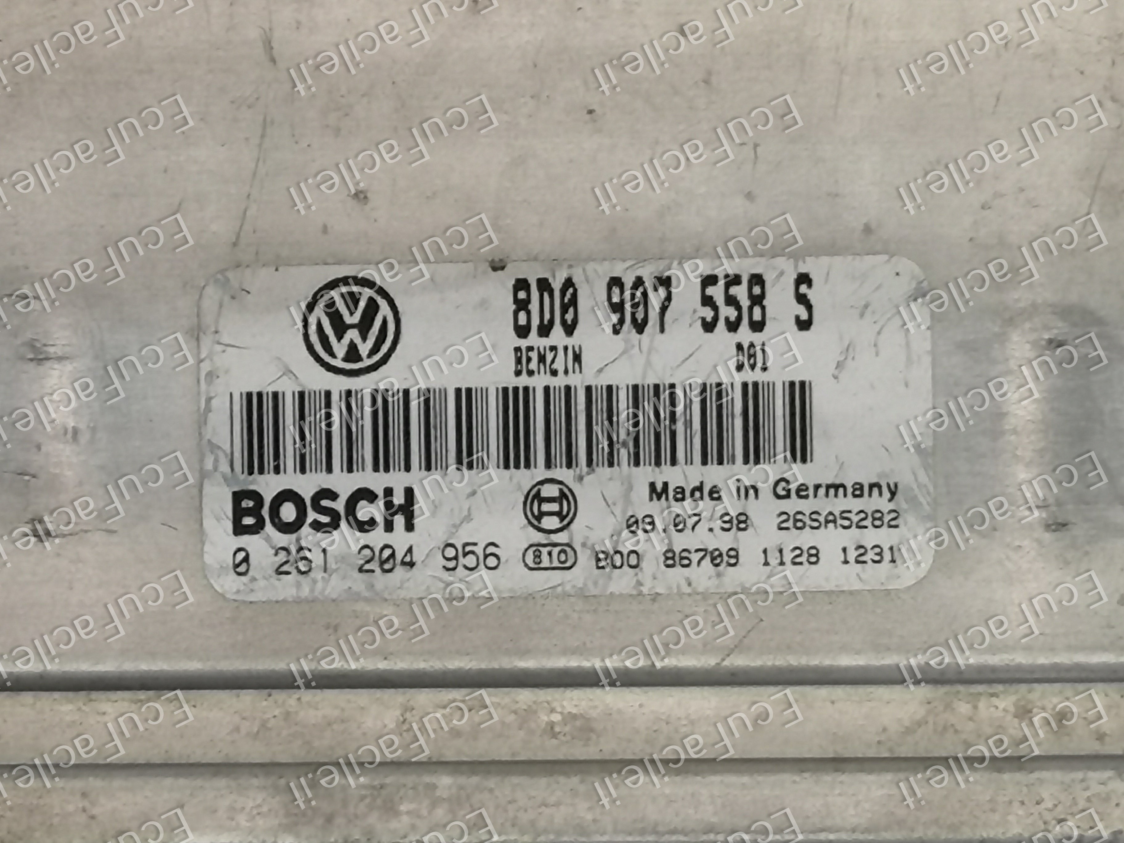 ECU VW PASSAT B5 1.8 AUDI 0261204956 8B0907558S M3 8.4