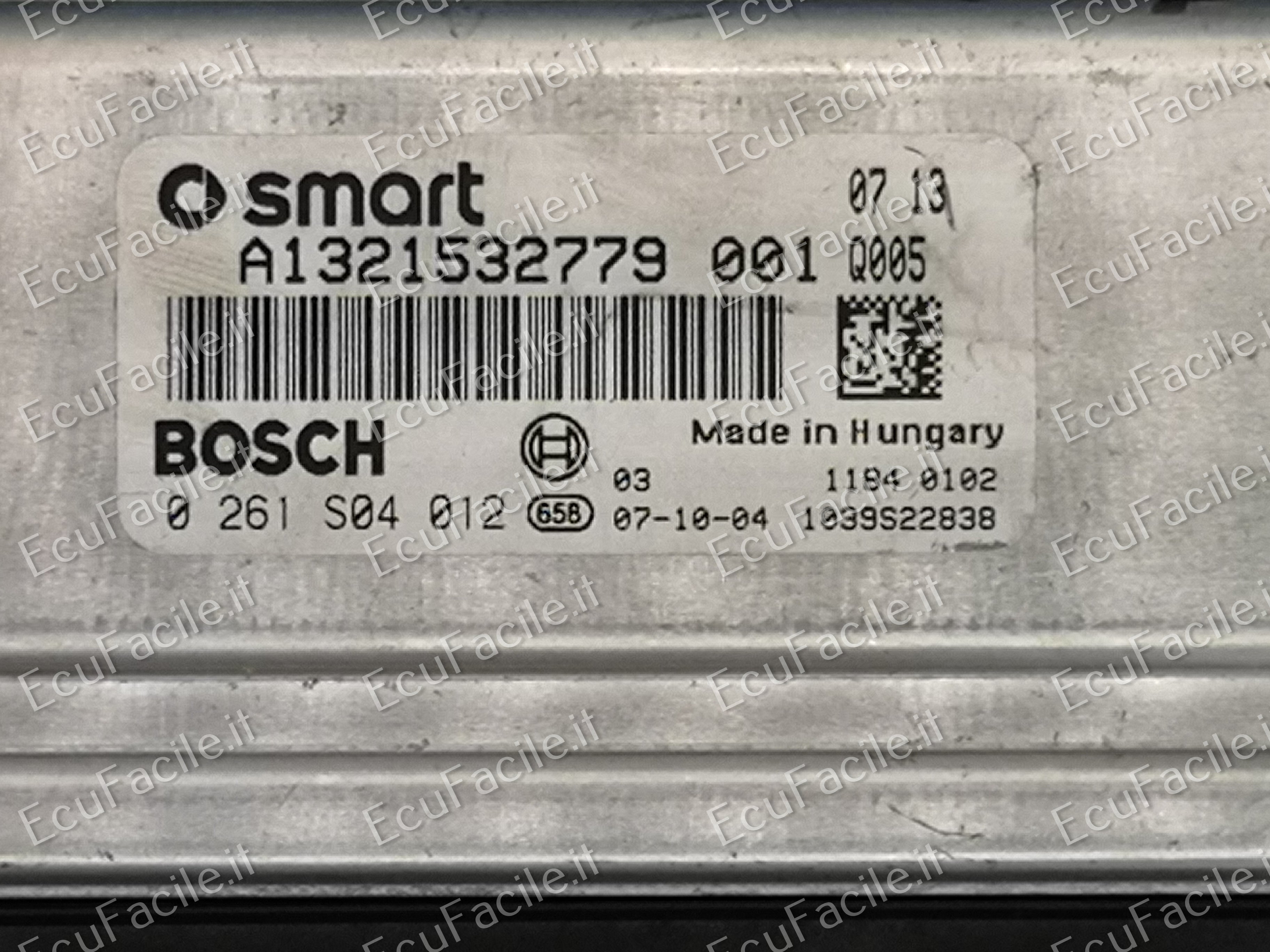 Ecu centralina motore smart a1321532779 0261s04012