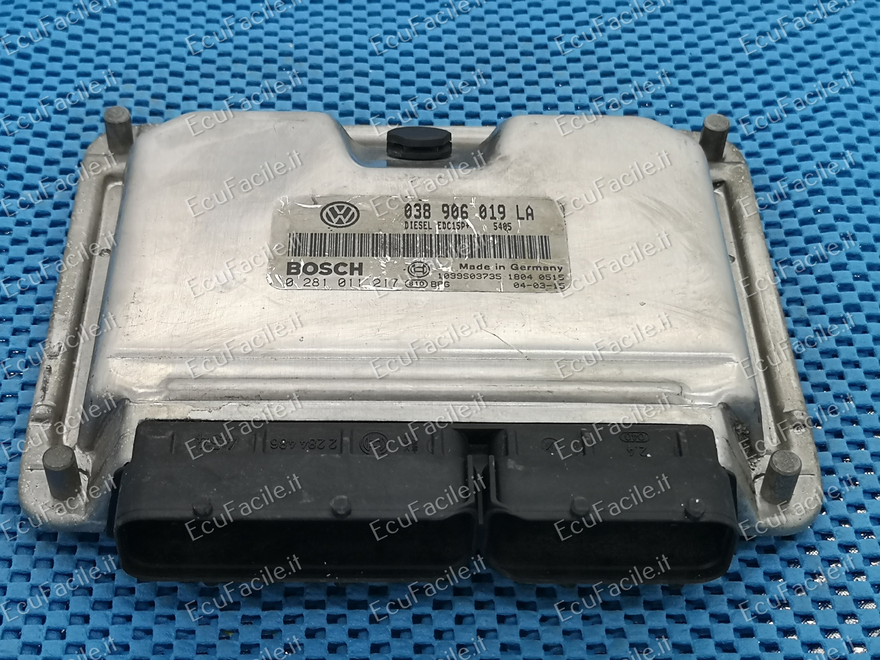 ECU SKODA FABIA 1.9 TDI 0281011217 038906019LA , EDC15P+.