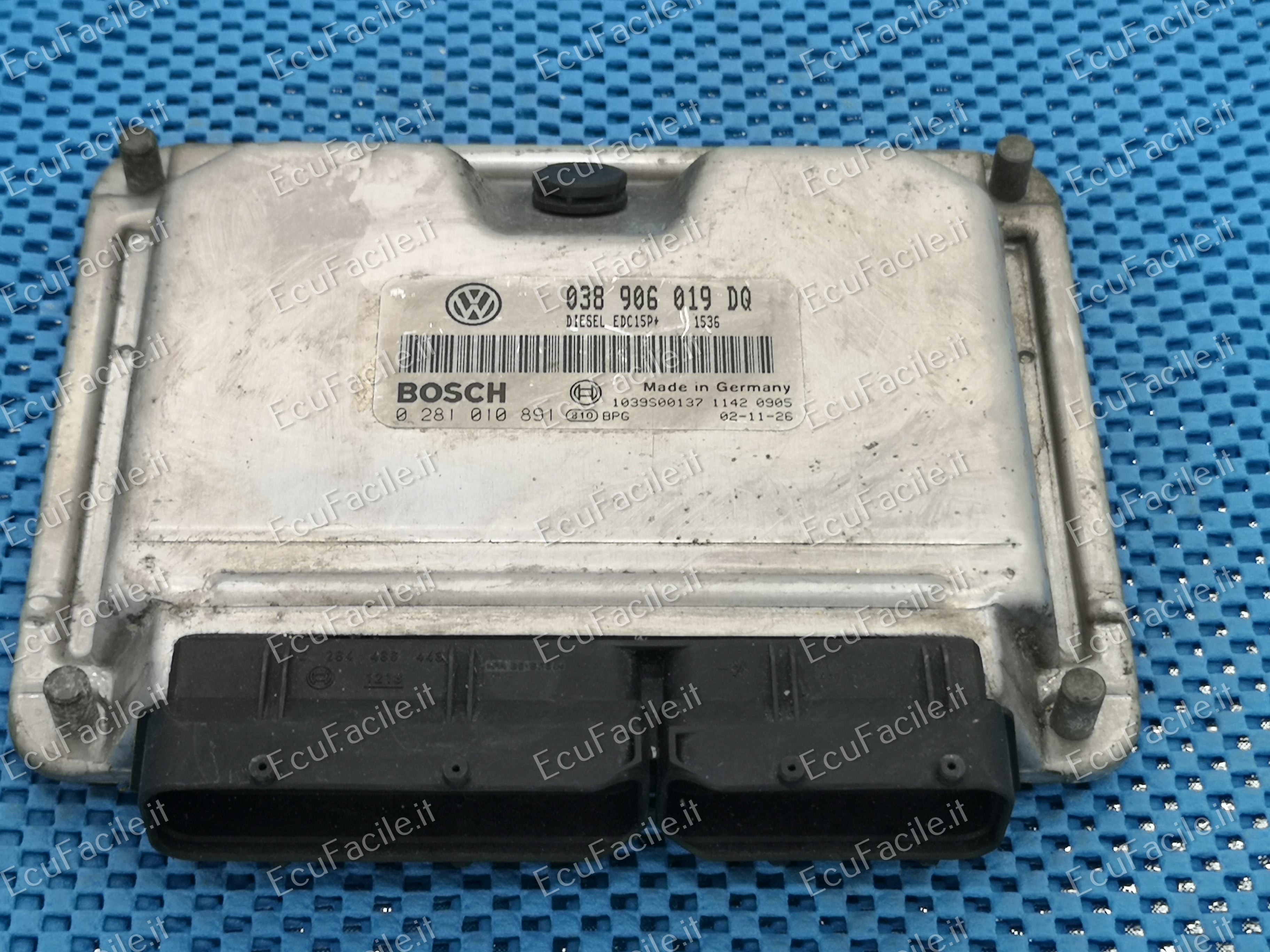 ECU SEAT IBIZA 1.4 16v 0281010891 038906019DQ EDC 15P+ 22.3.2