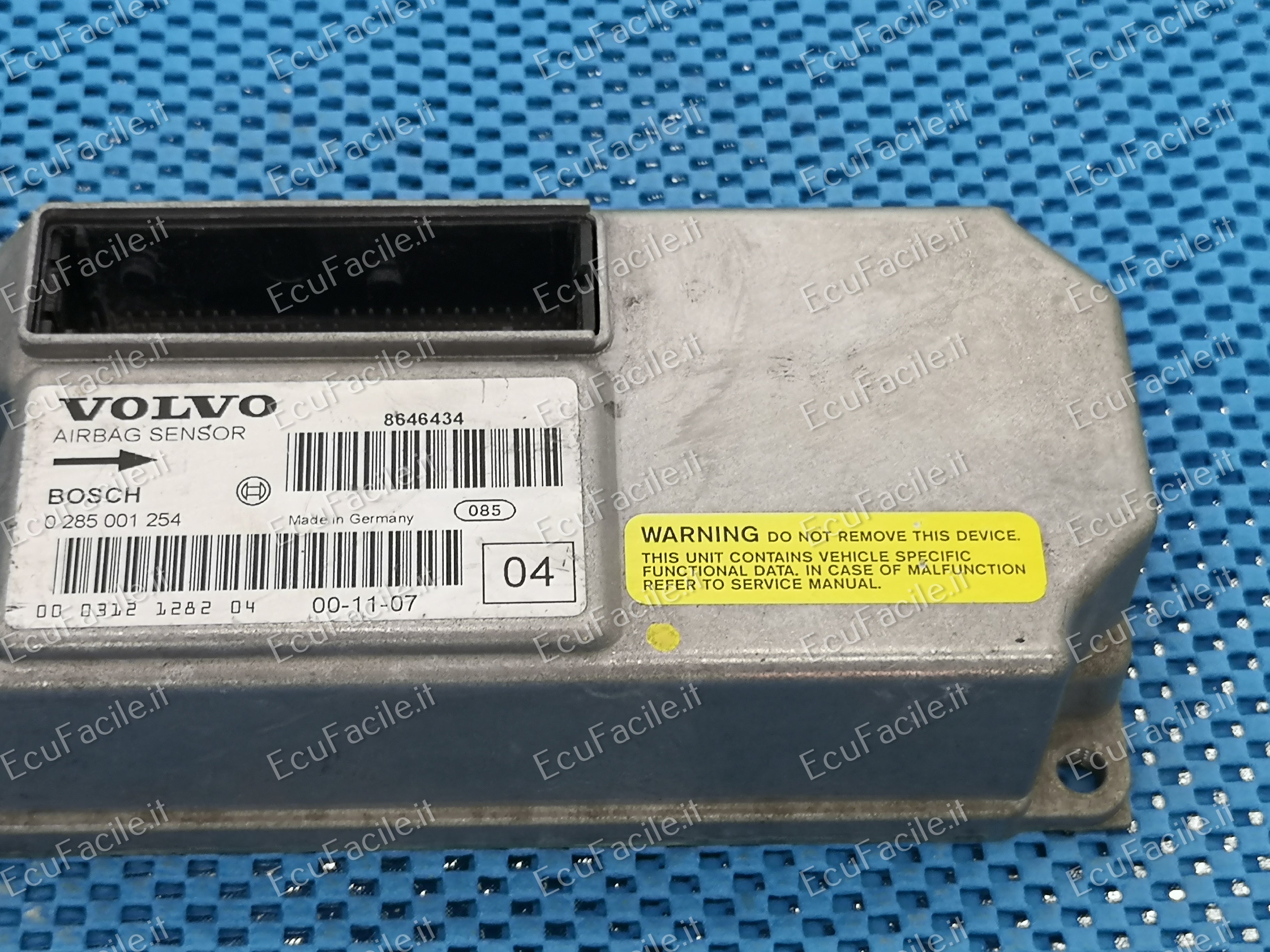 ECU Centralina Airbag Volvo XC70 V70 S80 2000 0285001254 8645271