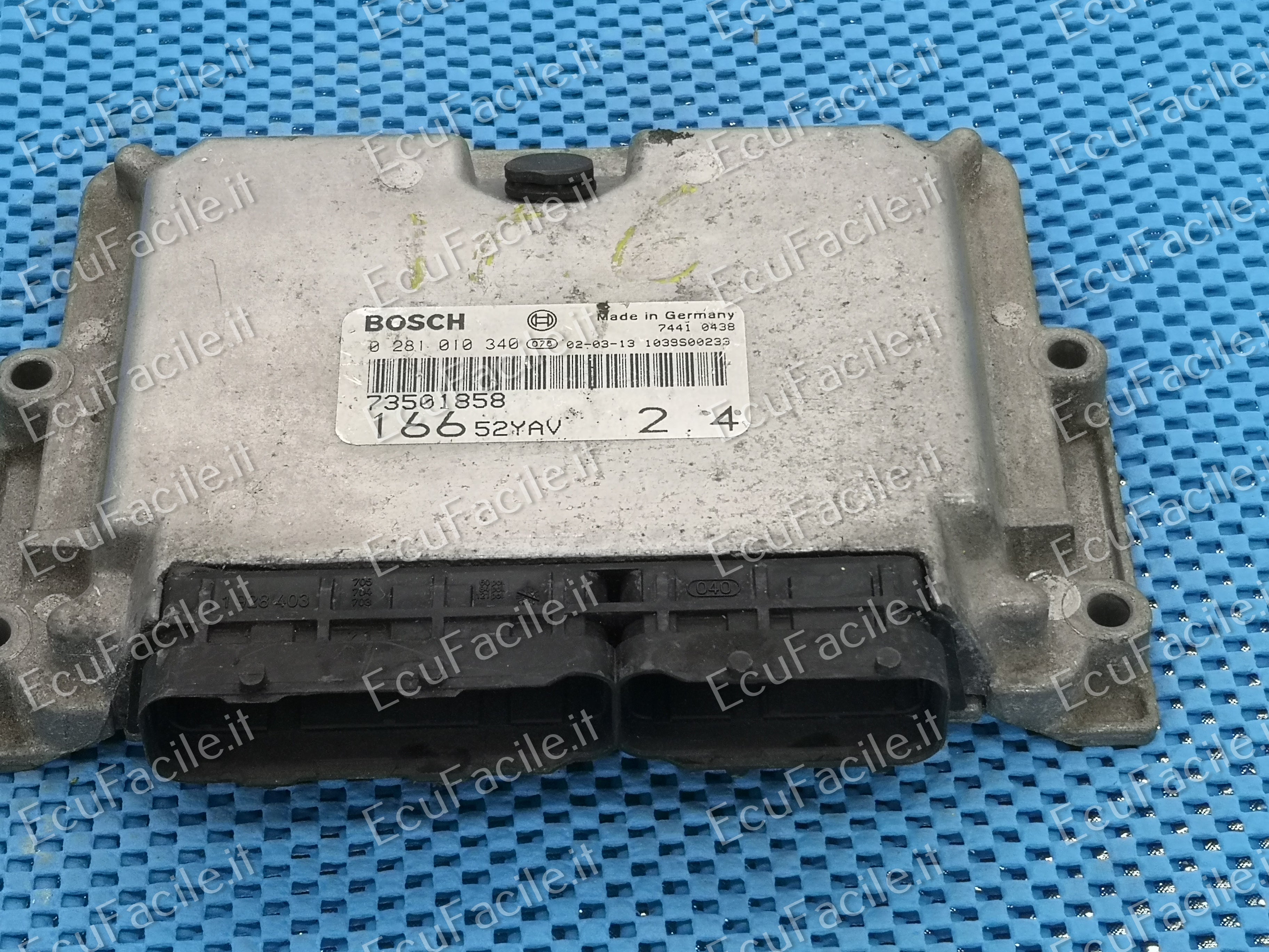 Ecu centralina motore fiat alfa romeo 0281010340 73501858