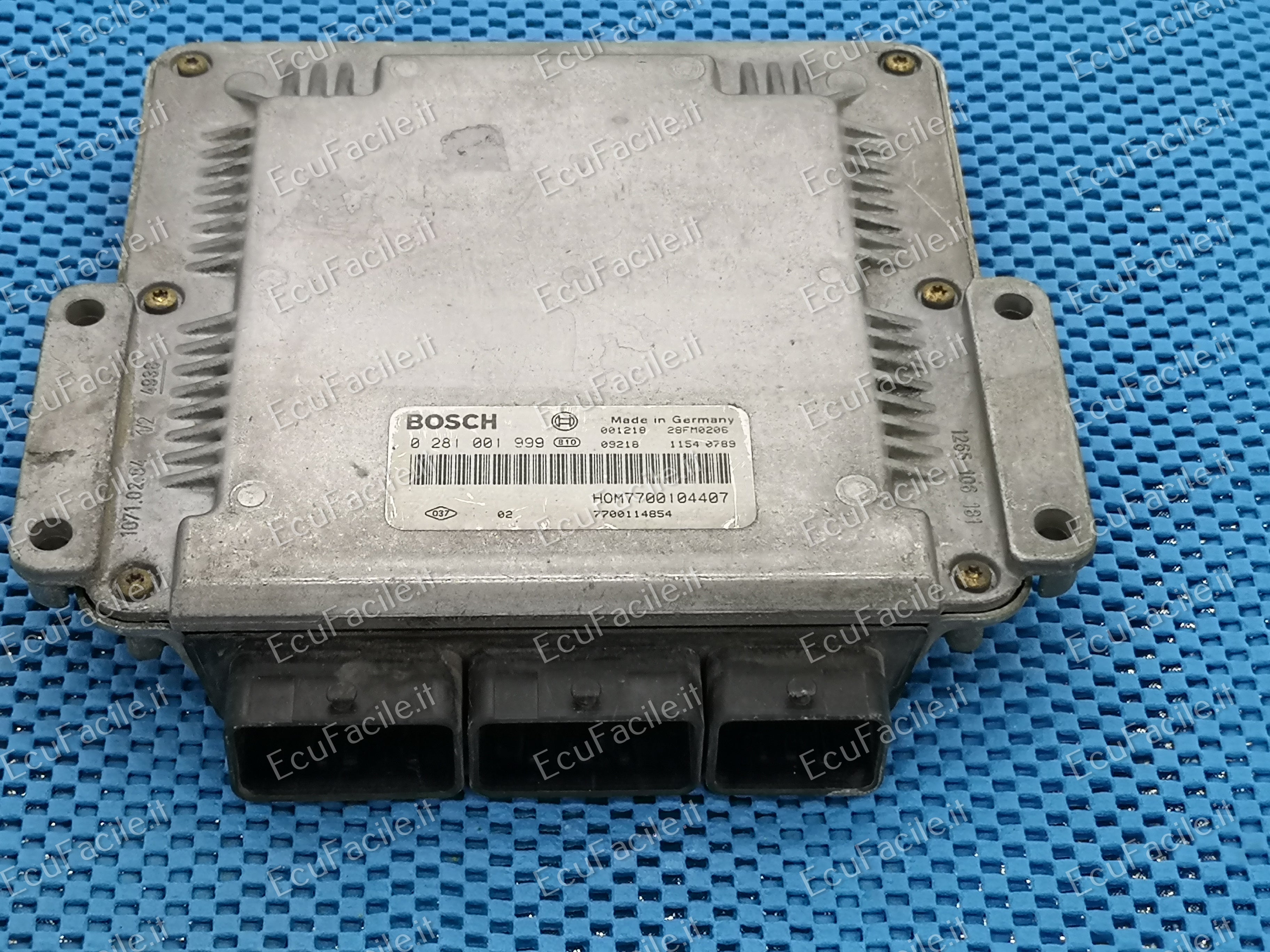 ECU RENAULT ESPACE 2.2 0281001999 HOM7700104407 7700114854