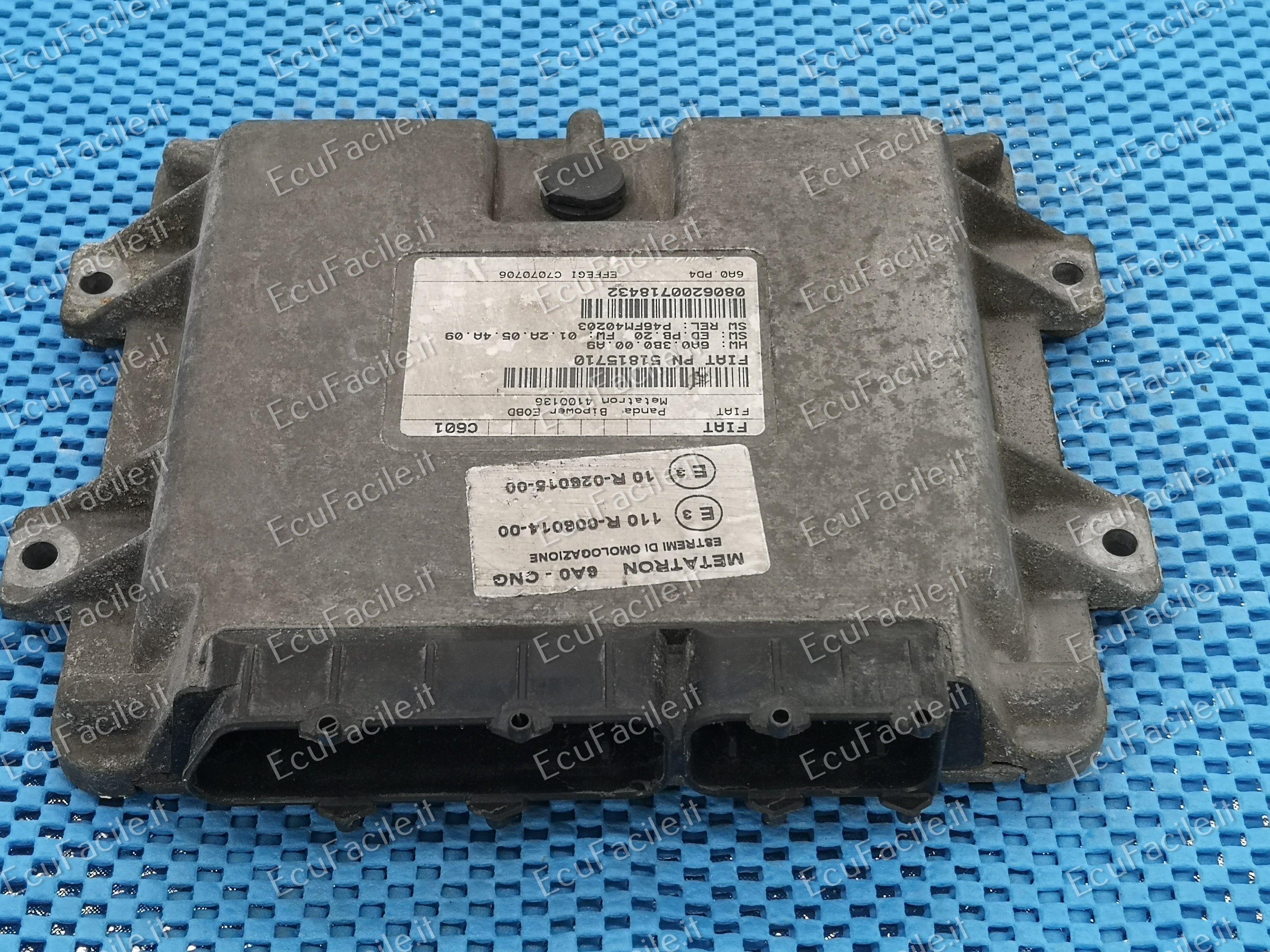 Ecu metatron fiat panda punto bipower 51815710 4100136
