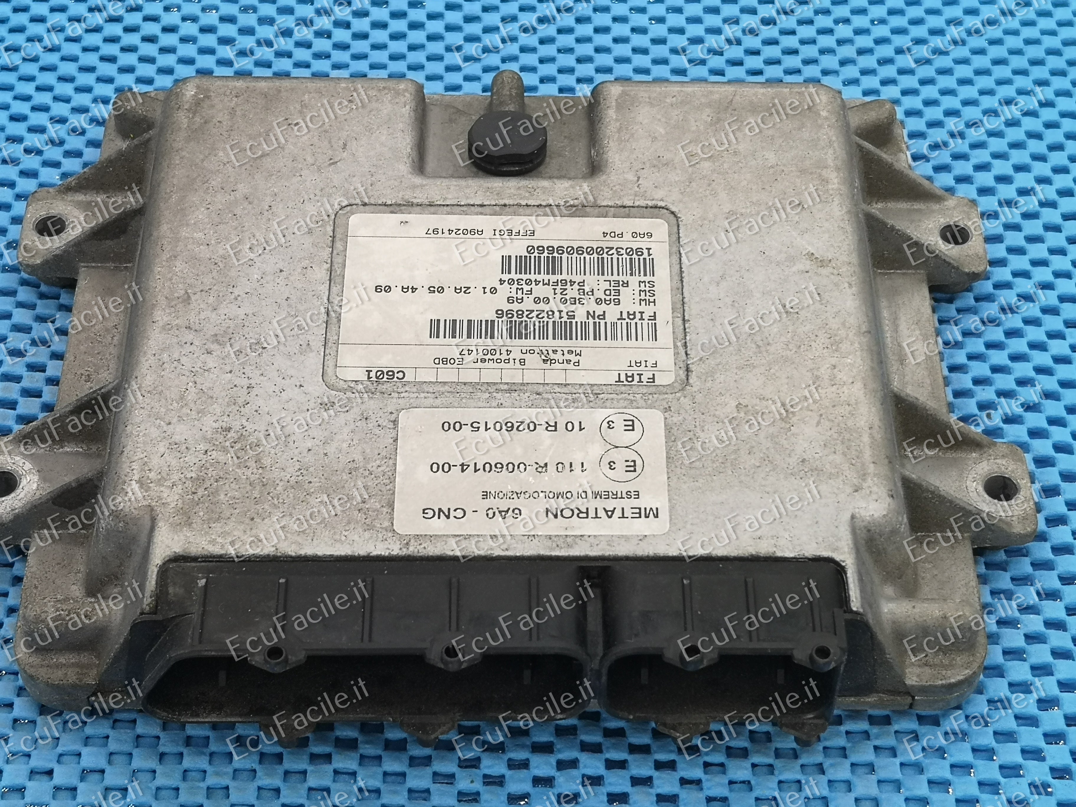 Ecu fiat panda 03 1.2 metatron FIAT NP 51822896 4100147