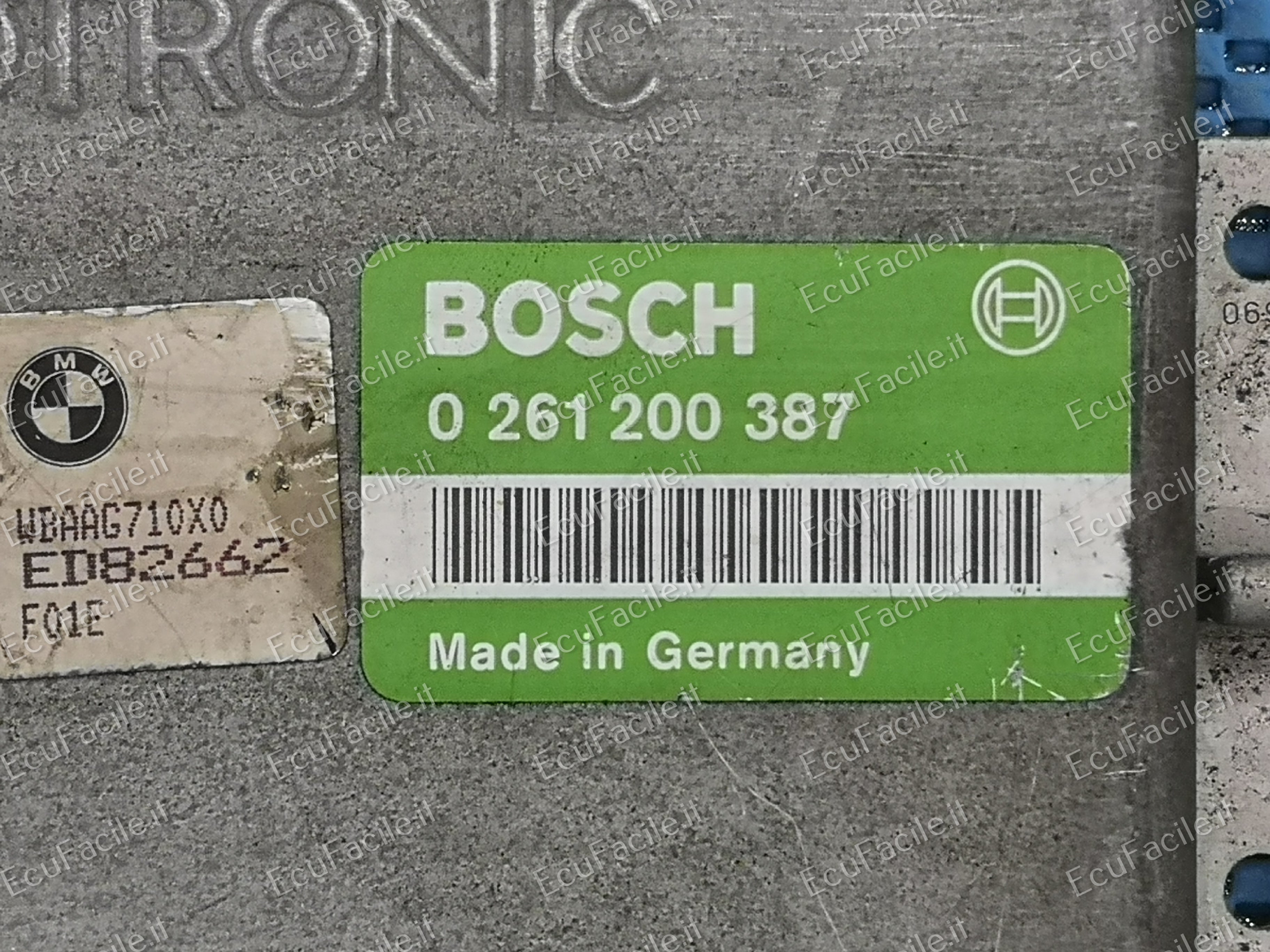 ECU CENTRALINA MOTORE BMW E30 E34 0261200387 1727679 M 1.3.