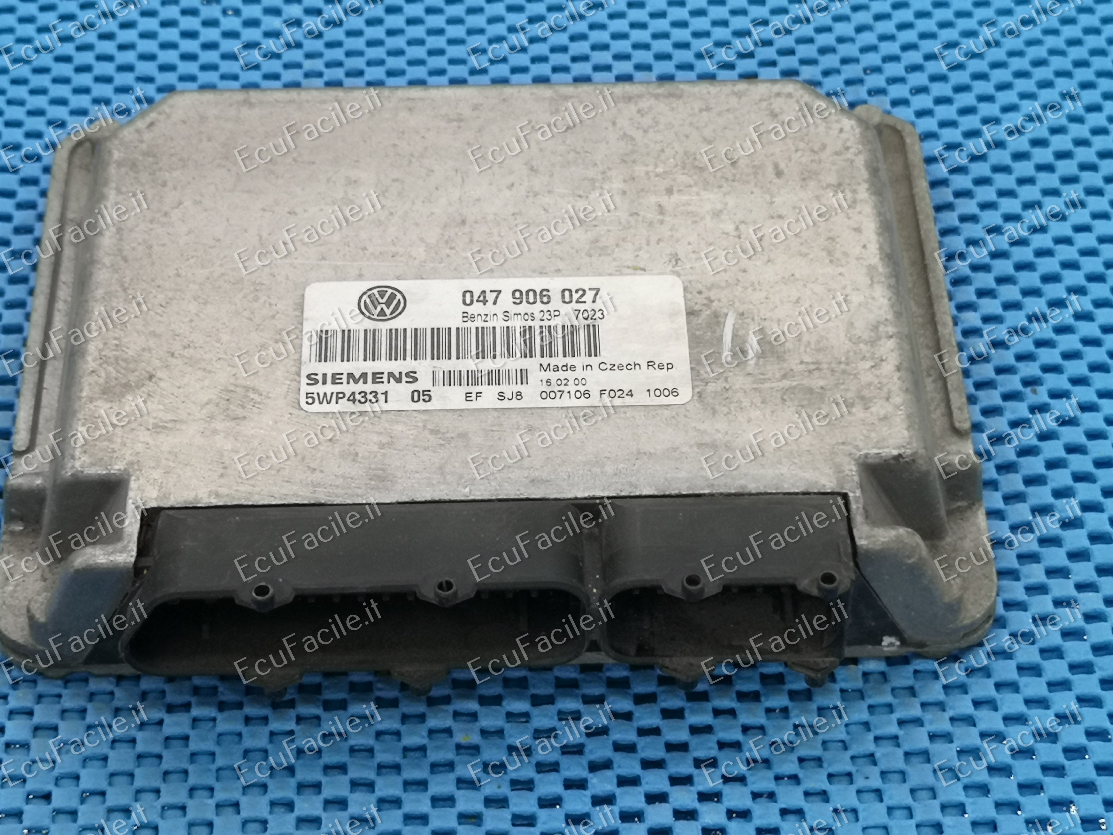 ECU LUPO 1.0 047906027 SIEMENS 5WP433102 5WP433104 5WP433105