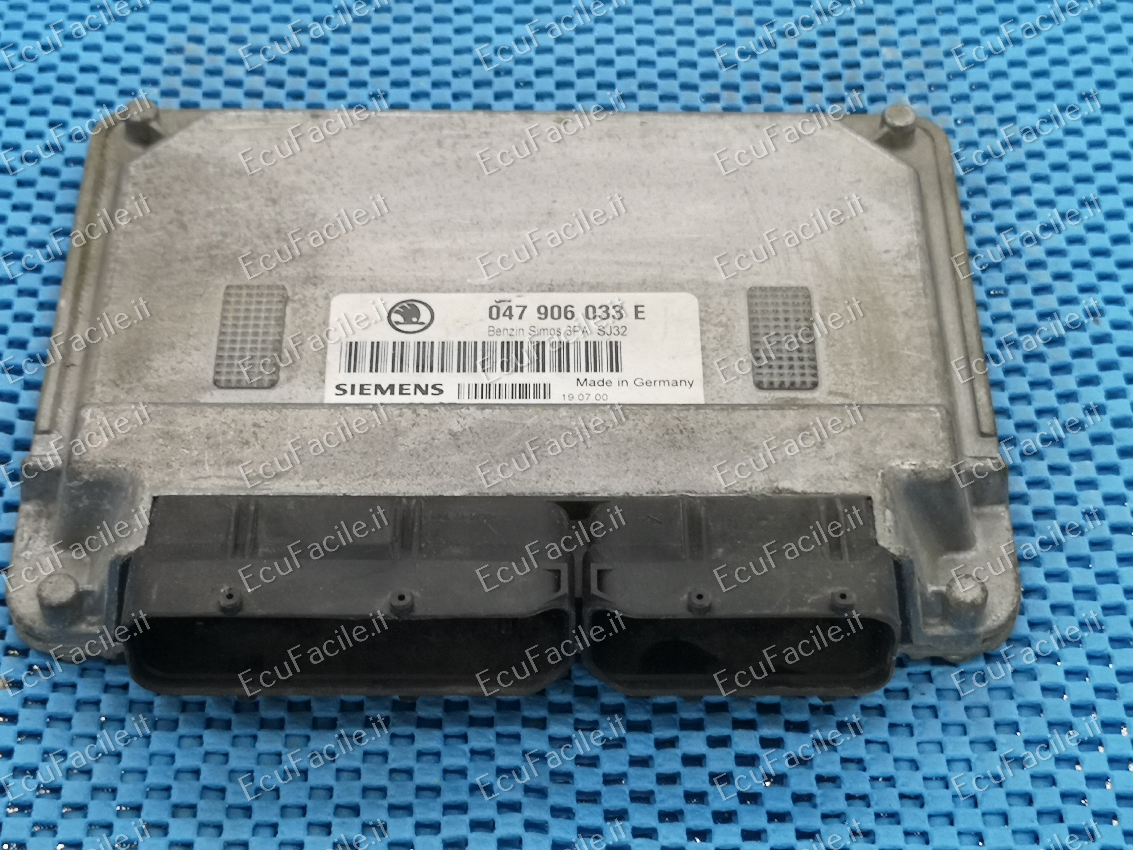 ECU CENTRALINA SKODA FABIA 1.4 047906033E 5WP4419807 SIMOS 3PA